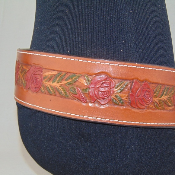 LEATHER SASH BELT